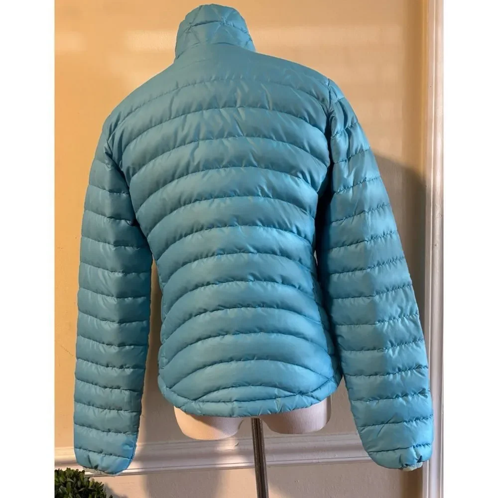 Patagonia Down Sweater Jacket in Robins Egg Blue Size S ~ Excellent